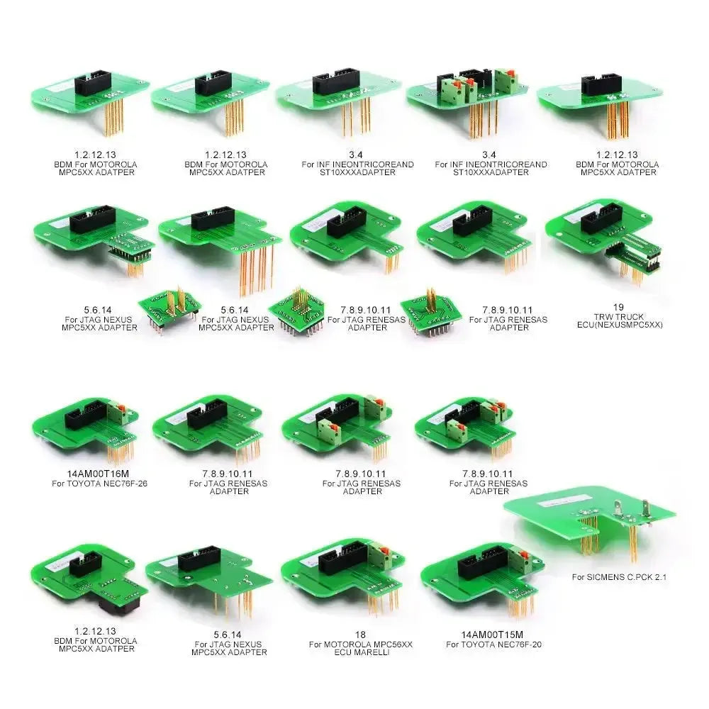 Universal (A0080) | Juego de adaptadores (22 piezas) para programación ECU | Accesorios