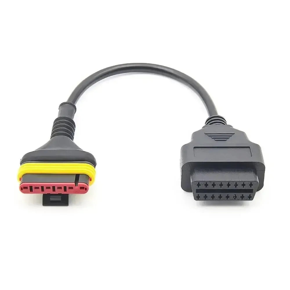 Cable adaptador Benelli de 6 pines a 16 pines OBD2 – Motocicleta
