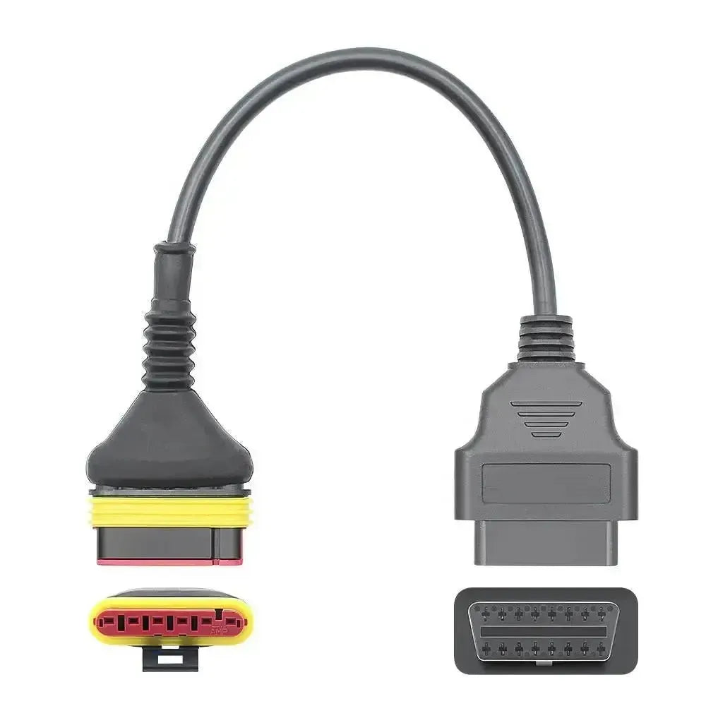 Cable adaptador Benelli de 6 pines a 16 pines OBD2 – Motocicleta