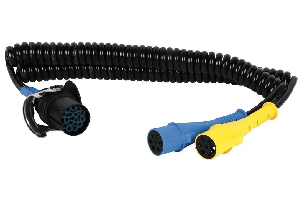 Cojali Mercedes 15 Pines - 7 Pines Tipo-S/N Cable Espiral Remolque