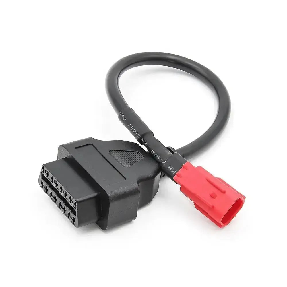 Cable adaptador Euro-V 6 pines a 16 pines OBD2 – Motocicleta