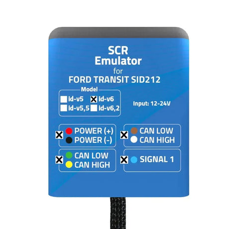 Emulador Ford Transit AdBlue (SCR) (SID212) Furgoneta de reparto