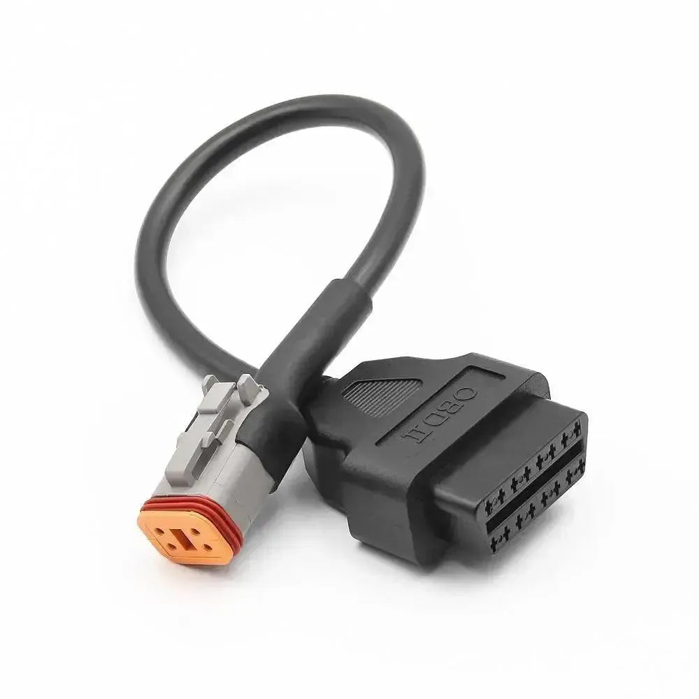 Cable adaptador Harley-Davidson de 4 pines a 16 pines OBD2 – Motocicleta