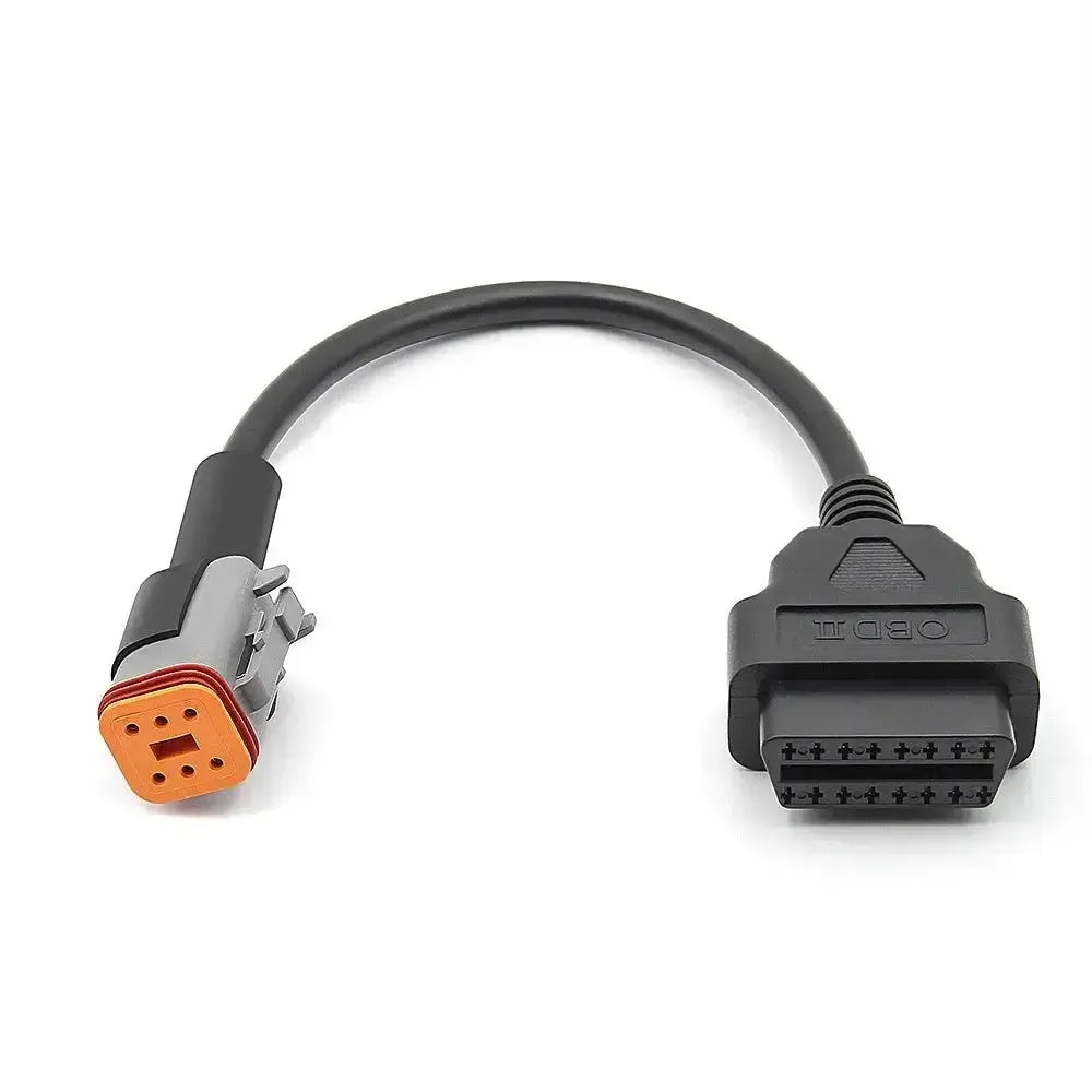 Cable adaptador Harley-Davidson de 6 pines a 16 pines OBD2 – Motocicleta