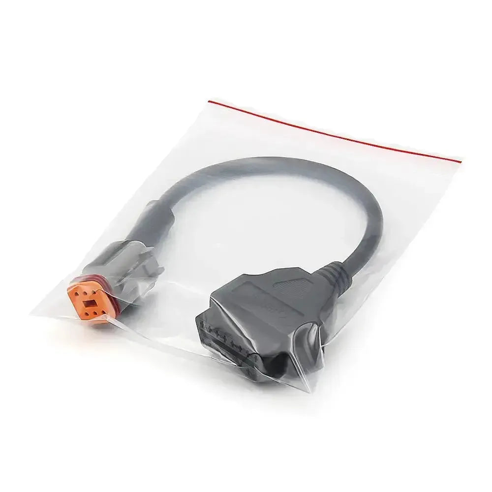 Cable adaptador Harley-Davidson de 6 pines a 16 pines OBD2 – Motocicleta