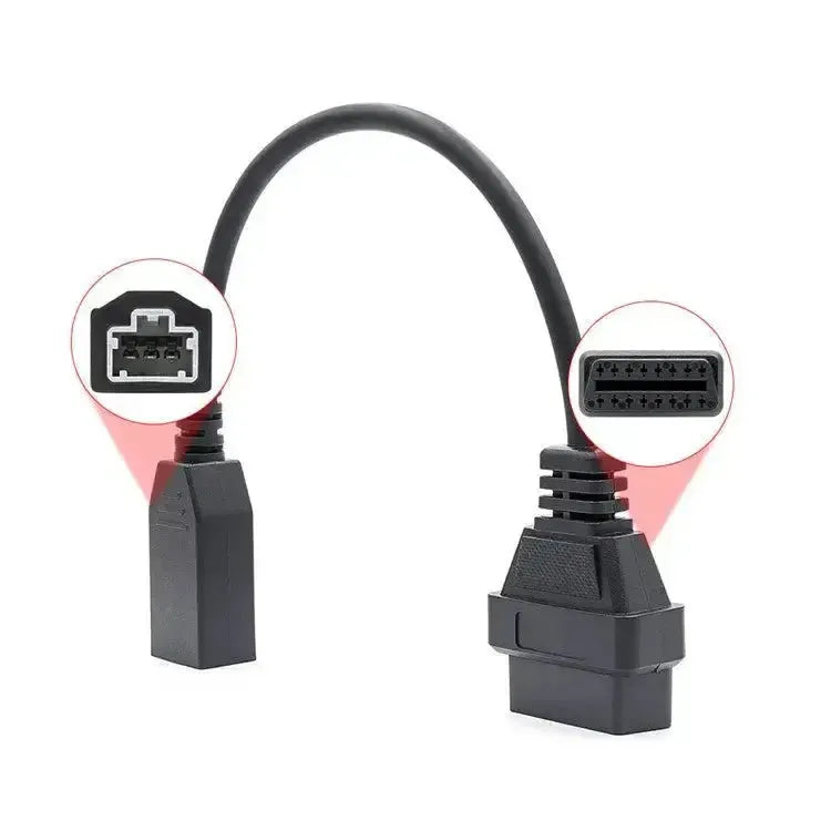 Cable adaptador Honda de 3 pines OBD1 a 16 pines OBD2 – Coche de pasajeros