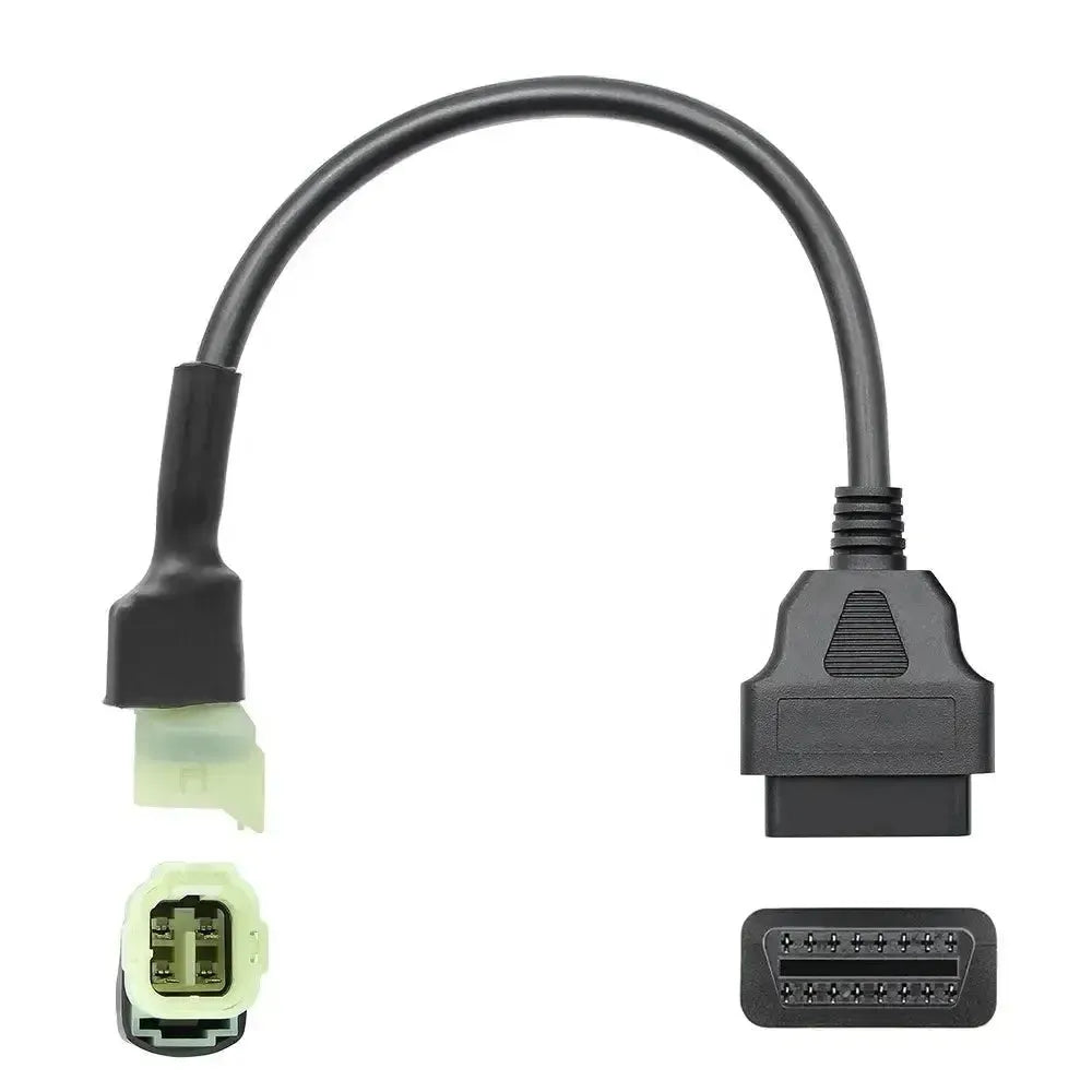Cable adaptador Honda de 4 pines a 16 pines OBD2 – Motocicleta