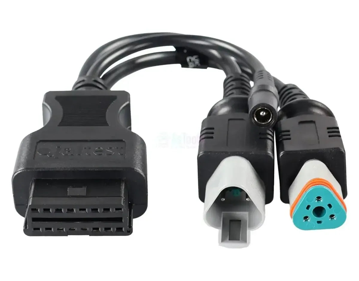 Jaltest (JDC216A9) | Cable adaptador 3+3 pines J1939 - 16 pines OBD2 | Vehículo industrial y de trabajo
