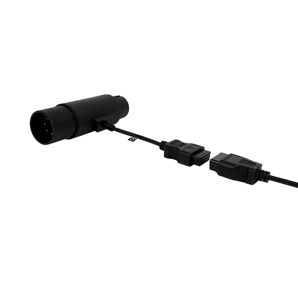 Jaltest kabel JDC110A - 7+7-pins ISO 7638-1 T-stuk naar 16-pins OBD2