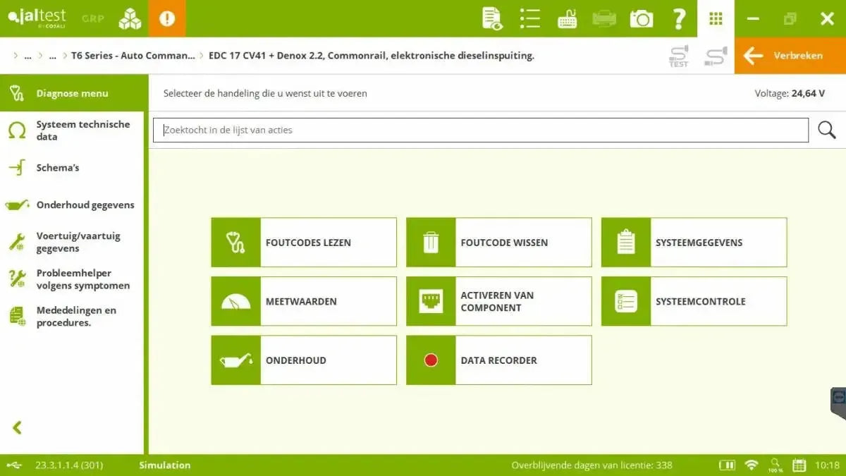 Jaltest AGV (Agrícola) Herramienta de diagnóstico