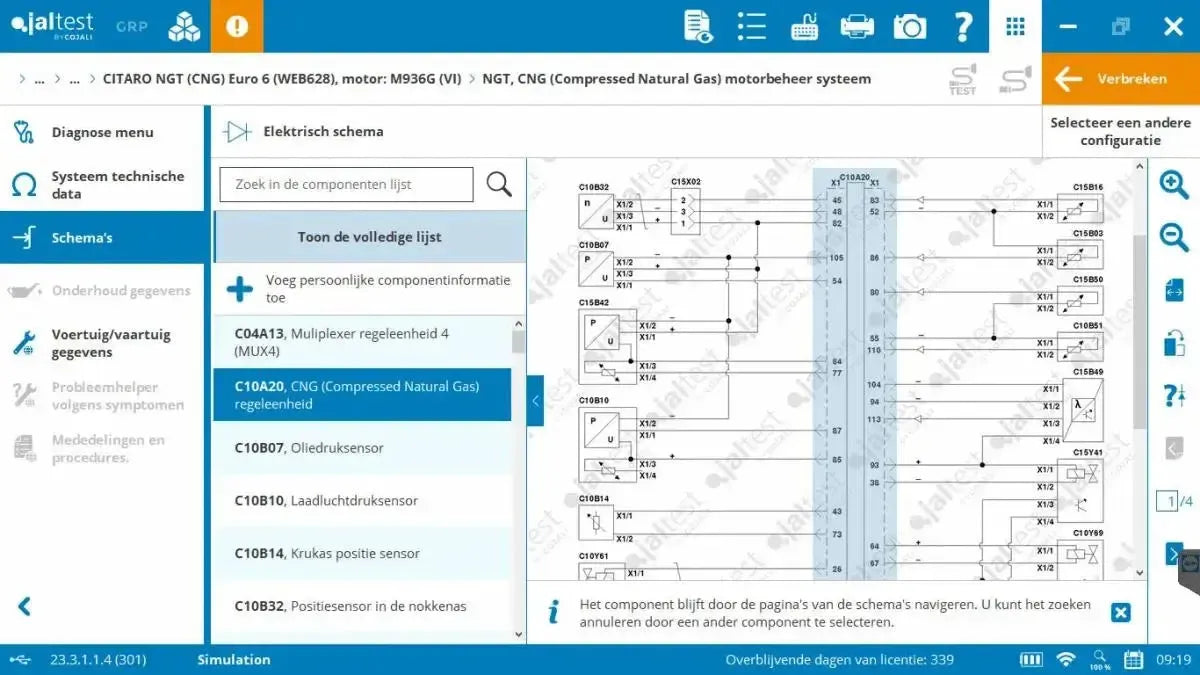 Jaltest Autobús Herramienta de diagnóstico