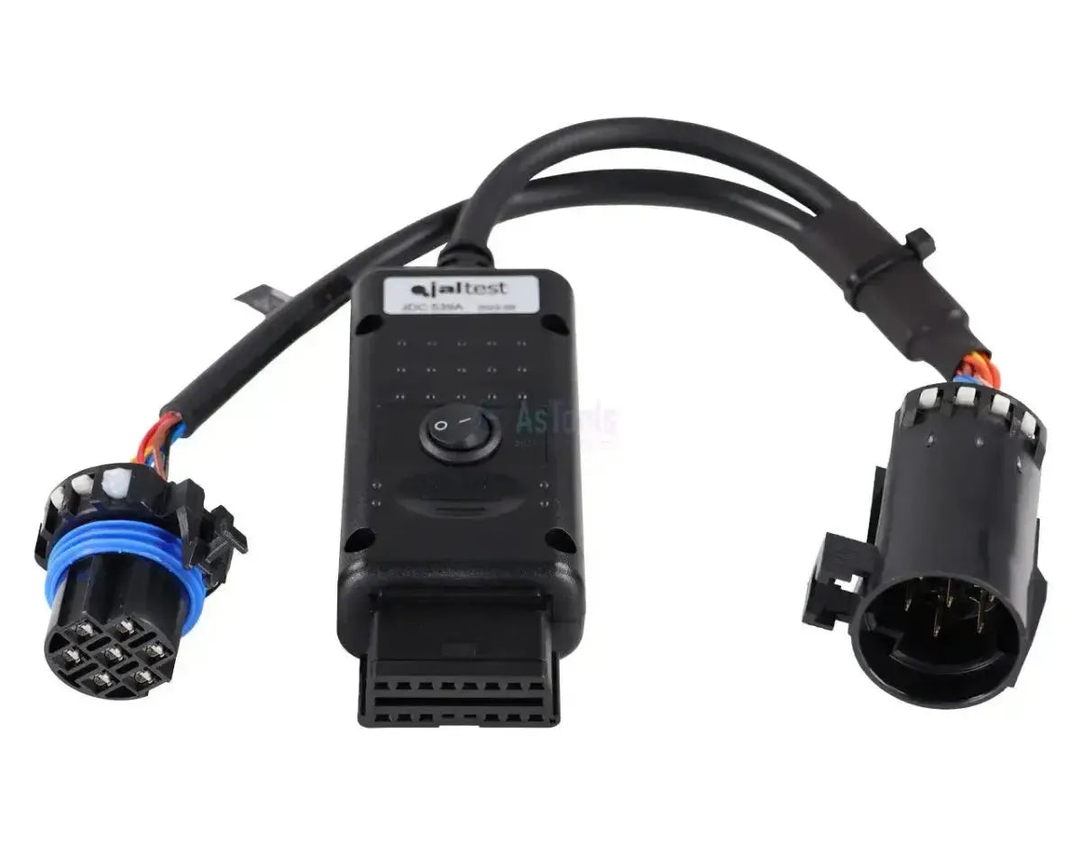 Jaltest (JDC539A) | Cable adaptador Bobcat 6+6 pines OBD - 16 pines OBD2 | Motor de combustión