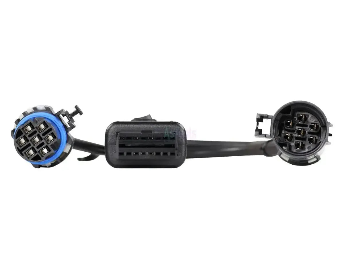 Jaltest (JDC539A) | Cable adaptador Bobcat 6+6 pines OBD - 16 pines OBD2 | Motor de combustión