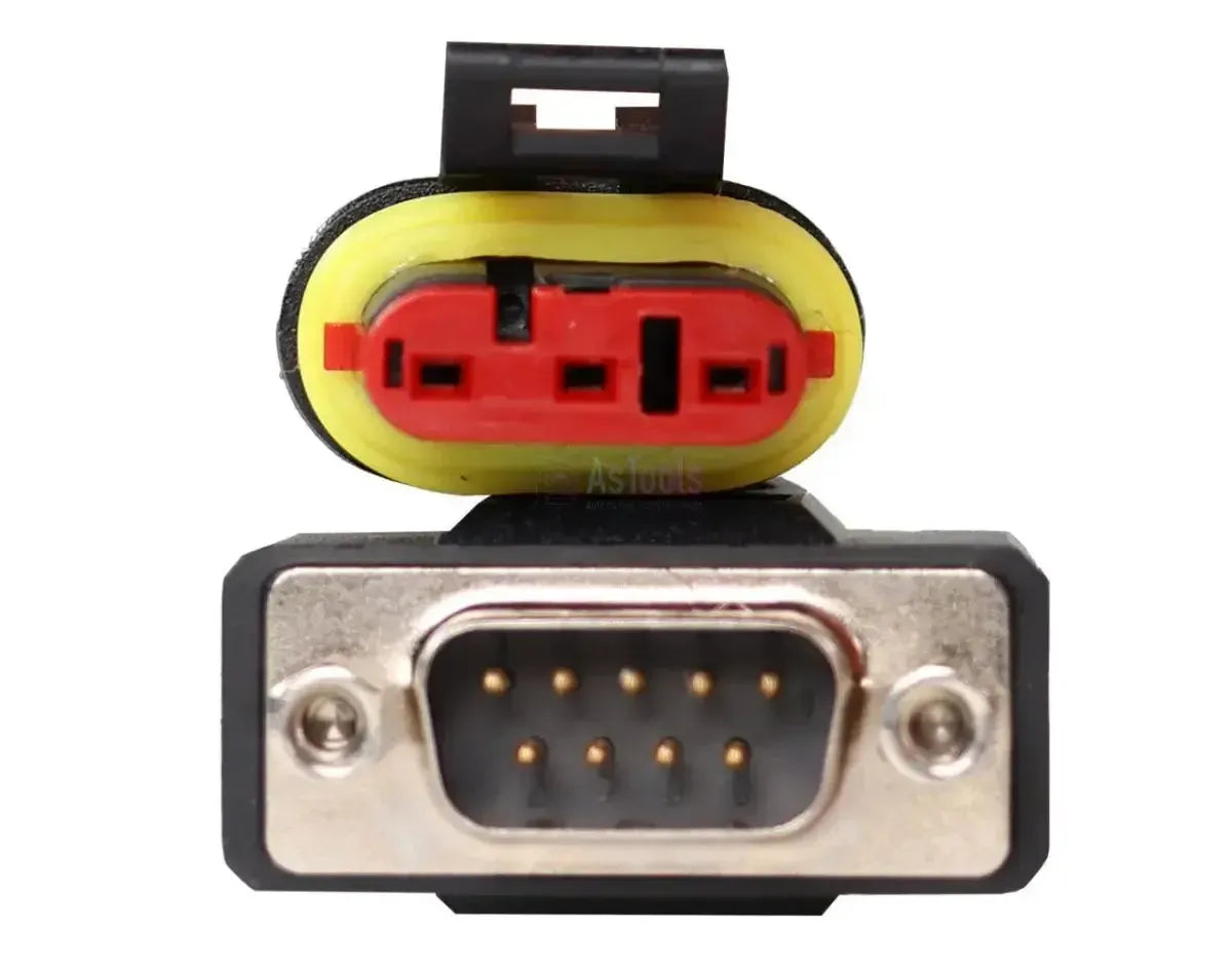 Jaltest (JDC515A) | Carraro Cable adaptador de 3+9 pines OBD - 16 pines OBD2 | Vehículo agrícola
