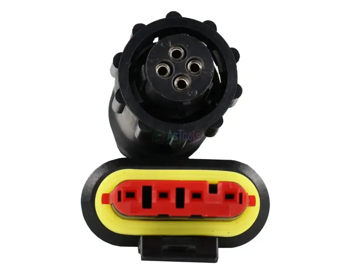 Jaltest (JDC519A) | Claas/Renault 4+4 pines OBD – 16 pines OBD2 Cable adaptador | Vehículo agrícola