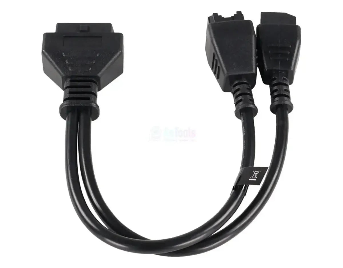 Jaltest (JDC406A) | FCA (SGW) 12+8 pines - 16 pines OBD2 Cable adaptador | Coche