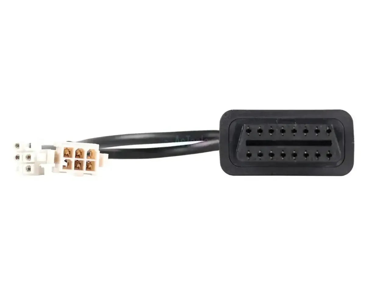 Jaltest (JDC559A) | Cable adaptador Haulotte 6+6 pines OBD - 16 pines OBD2 | Equipos de elevación y manipulación
