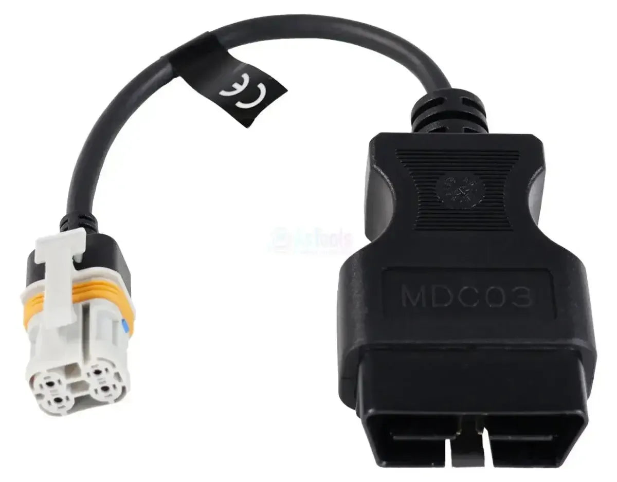 Jaltest (MDC03) | Knorr-Bremse 4 pines EBS - 16 pines OBD2 Cable adaptador | Vehículo comercial