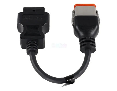 Jaltest (JDC536A) | Komatsu Cable adaptador OBD de 12 pines a OBD2 de 16 pines | Máquina de obra y maquinaria de construcción