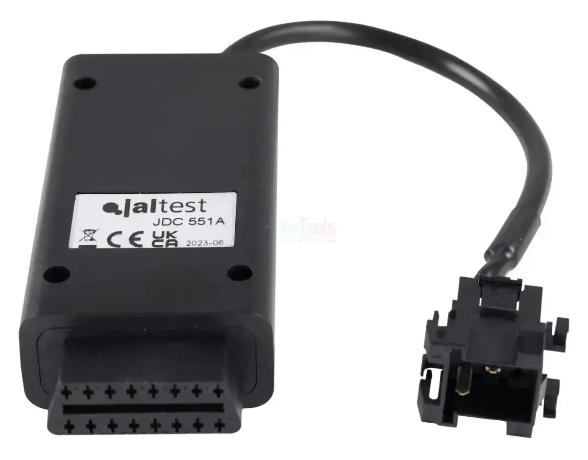 Jaltest (JDC551A) | Cable adaptador OBD de 6 pines a OBD2 de 16 pines para Liebherr | Máquina de obra y terreno