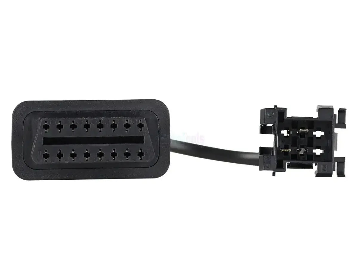 Jaltest (JDC551A) | Cable adaptador OBD de 6 pines a OBD2 de 16 pines para Liebherr | Máquina de obra y terreno