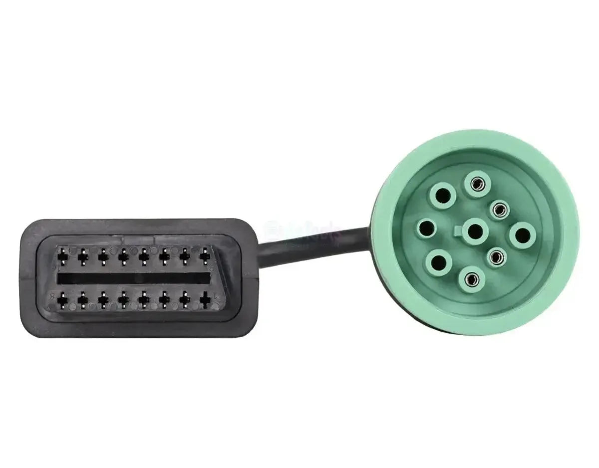 Jaltest (JDC542A) | Liebherr Cable adaptador OBD de 9 pines - OBD2 de 16 pines | Motor de combustión