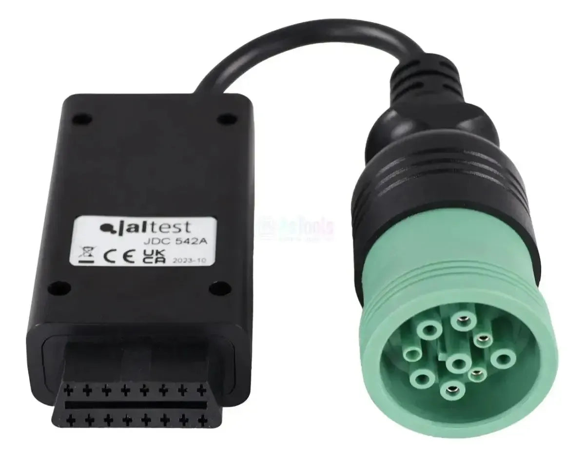 Jaltest (JDC542A) | Liebherr Cable adaptador OBD de 9 pines - OBD2 de 16 pines | Motor de combustión
