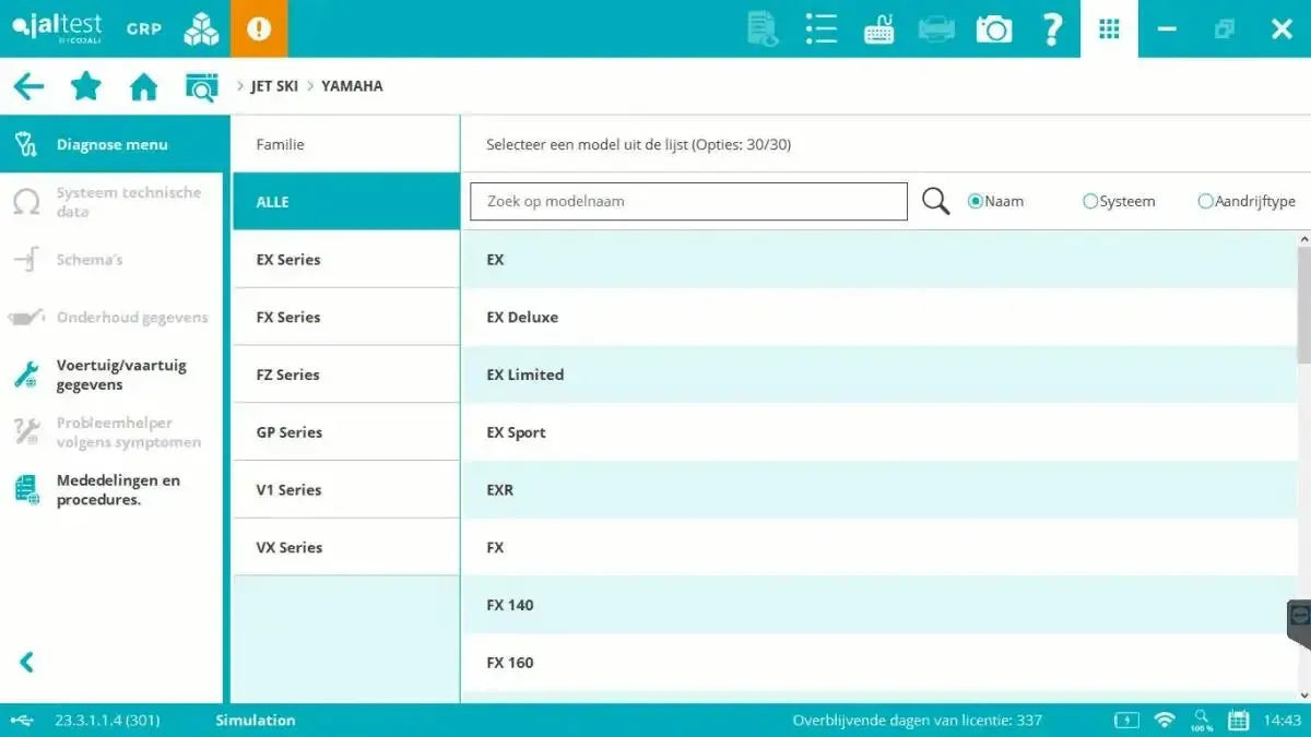 Jaltest Marine (Completo) Herramienta de diagnóstico