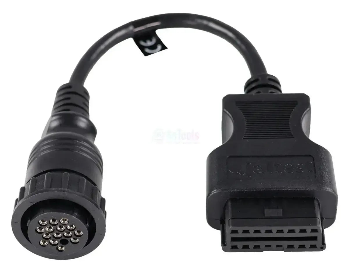 Jaltest (JDC513A) | Massey Ferguson 16 pines OBD – 16 pines OBD2 Cable adaptador | Vehículo agrícola