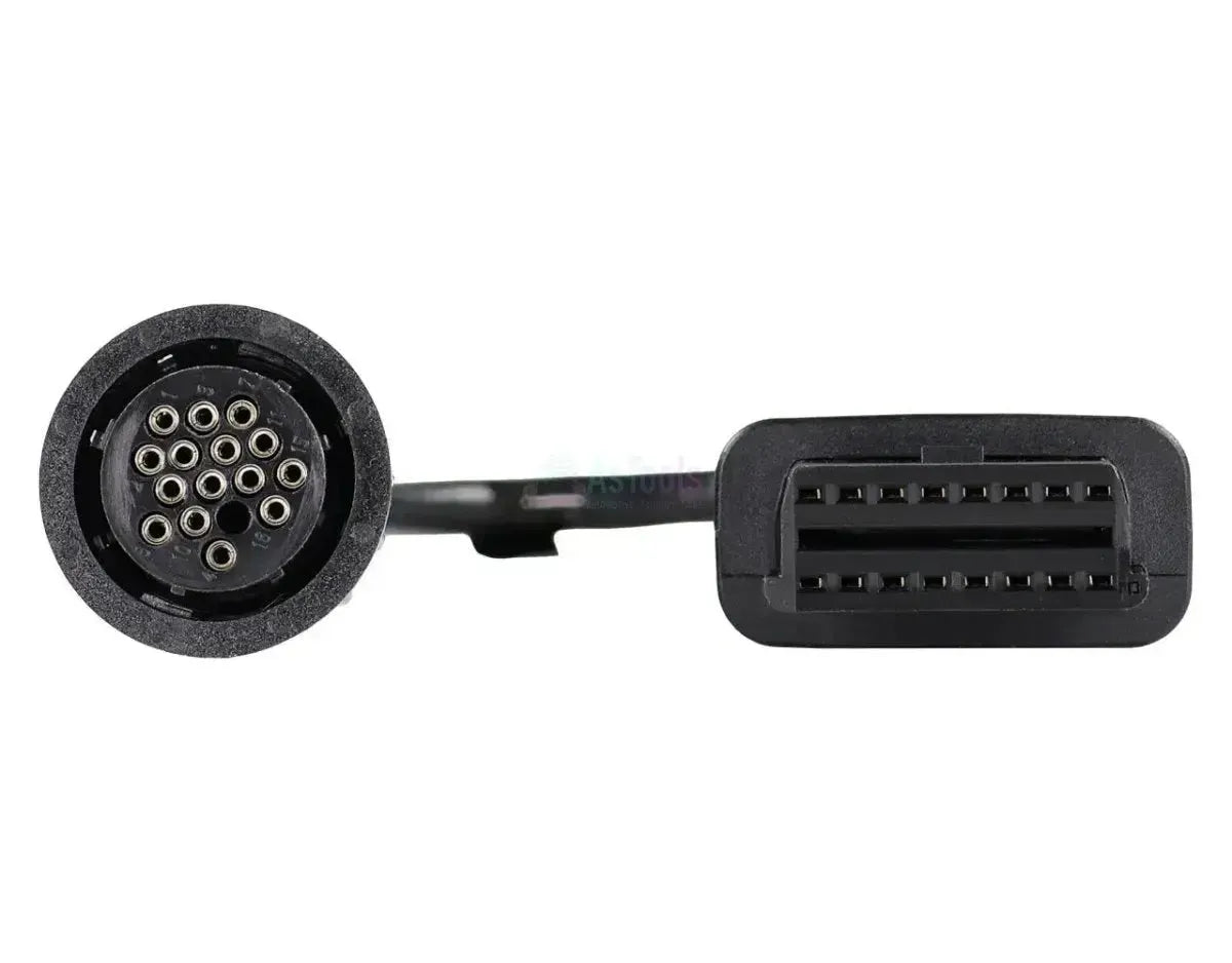 Jaltest (JDC513A) | Massey Ferguson 16 pines OBD – 16 pines OBD2 Cable adaptador | Vehículo agrícola