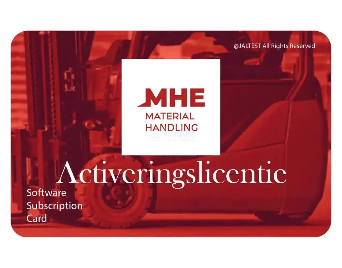 Jaltest (75001001) | MHE (Equipo de Manipulación de Materiales) | Activación de software