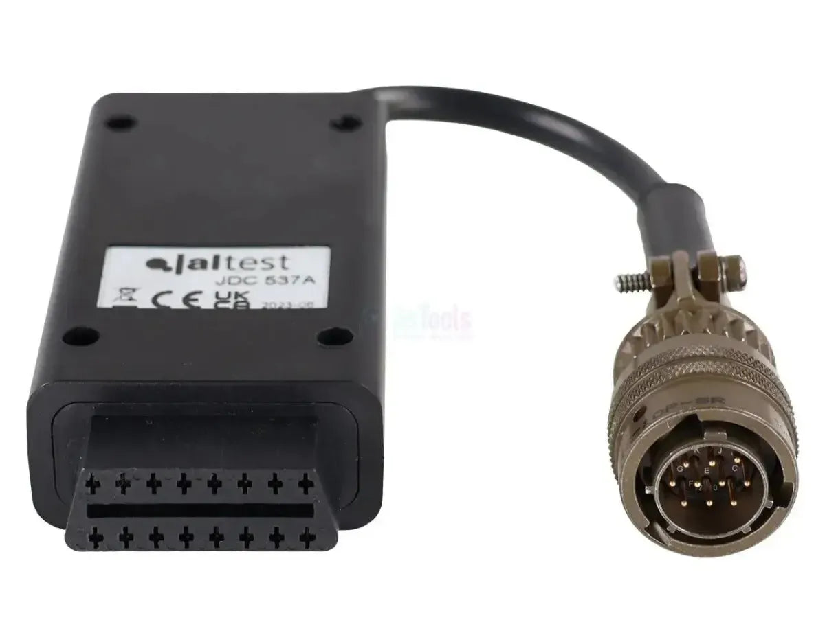 Jaltest (JDC537A) | MTU 10 pines OBD - 16 pines OBD2 Cable adaptador | Motor de combustión
