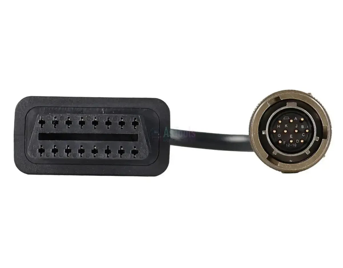 Jaltest (JDC537A) | MTU 10 pines OBD - 16 pines OBD2 Cable adaptador | Motor de combustión