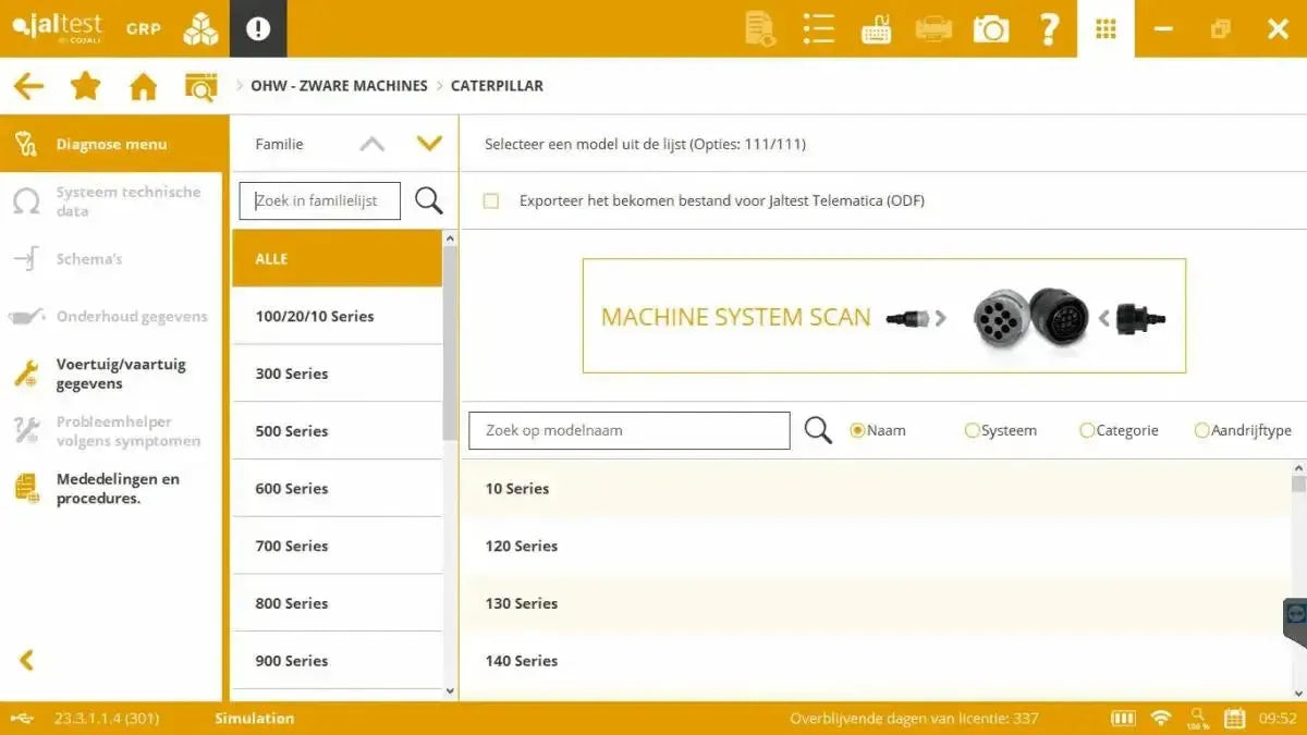 Jaltest Herramienta de diagnóstico para barredoras
