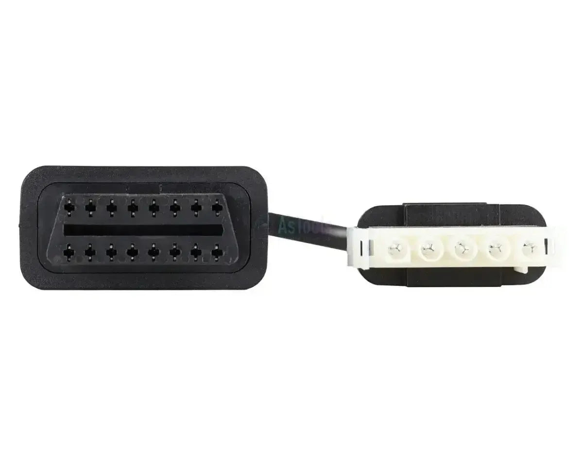Jaltest (JDC508A) | Cable adaptador OBD de 5 pines a OBD2 de 16 pines para New Holland | Vehículo agrícola
