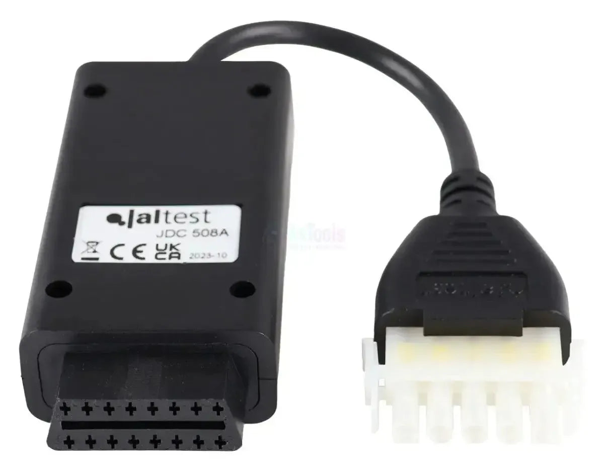 Jaltest (JDC508A) | Cable adaptador OBD de 5 pines a OBD2 de 16 pines para New Holland | Vehículo agrícola