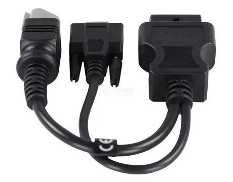 Jaltest (JDC518A) | SISU 3+9 pines OBD - 16 pines OBD2 Cable adaptador | Motor de combustión