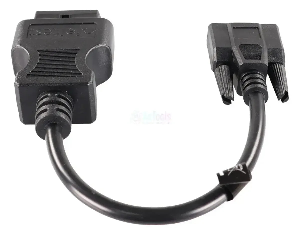 Jaltest (JDC311A) | Solaris 9 pines Sub-D – 16 pines OBD2 Cable adaptador | Autobús