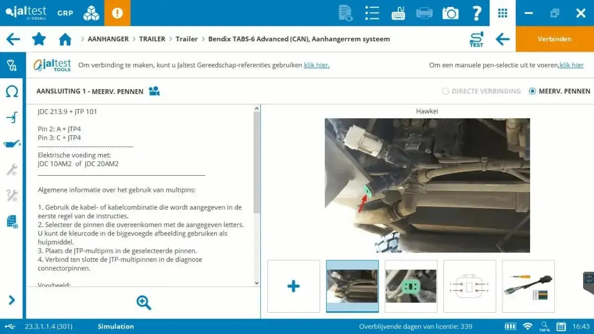 Jaltest Remolque Herramienta de diagnóstico