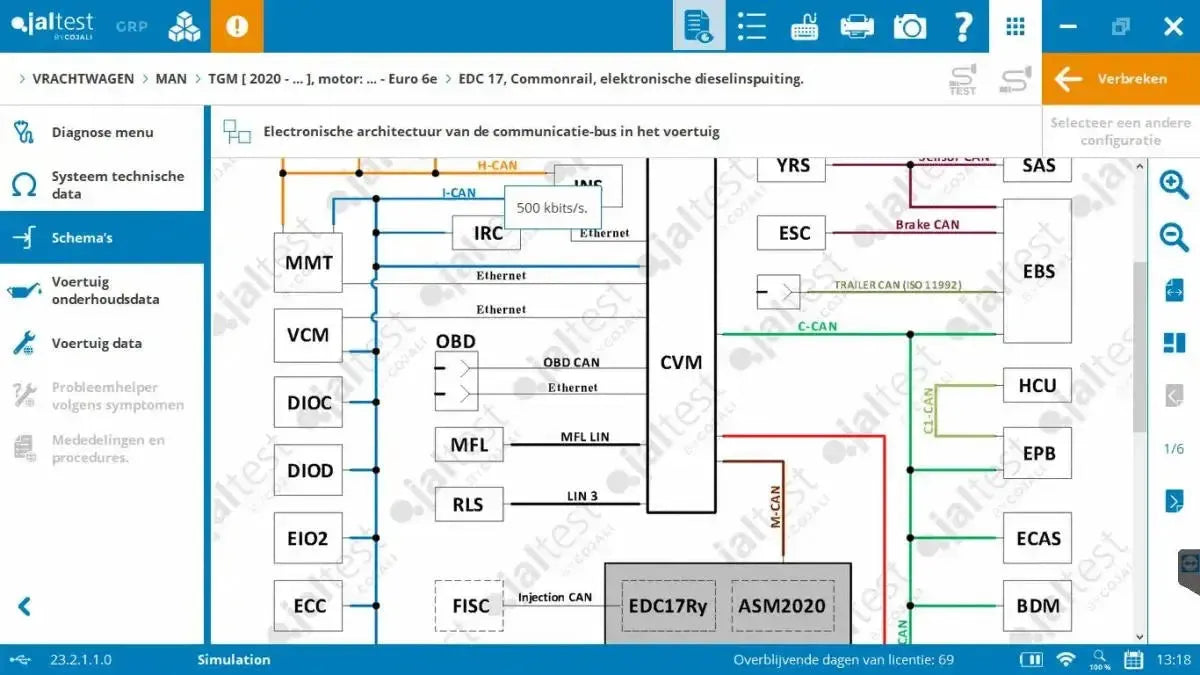Jaltest Camión Herramienta de diagnóstico
