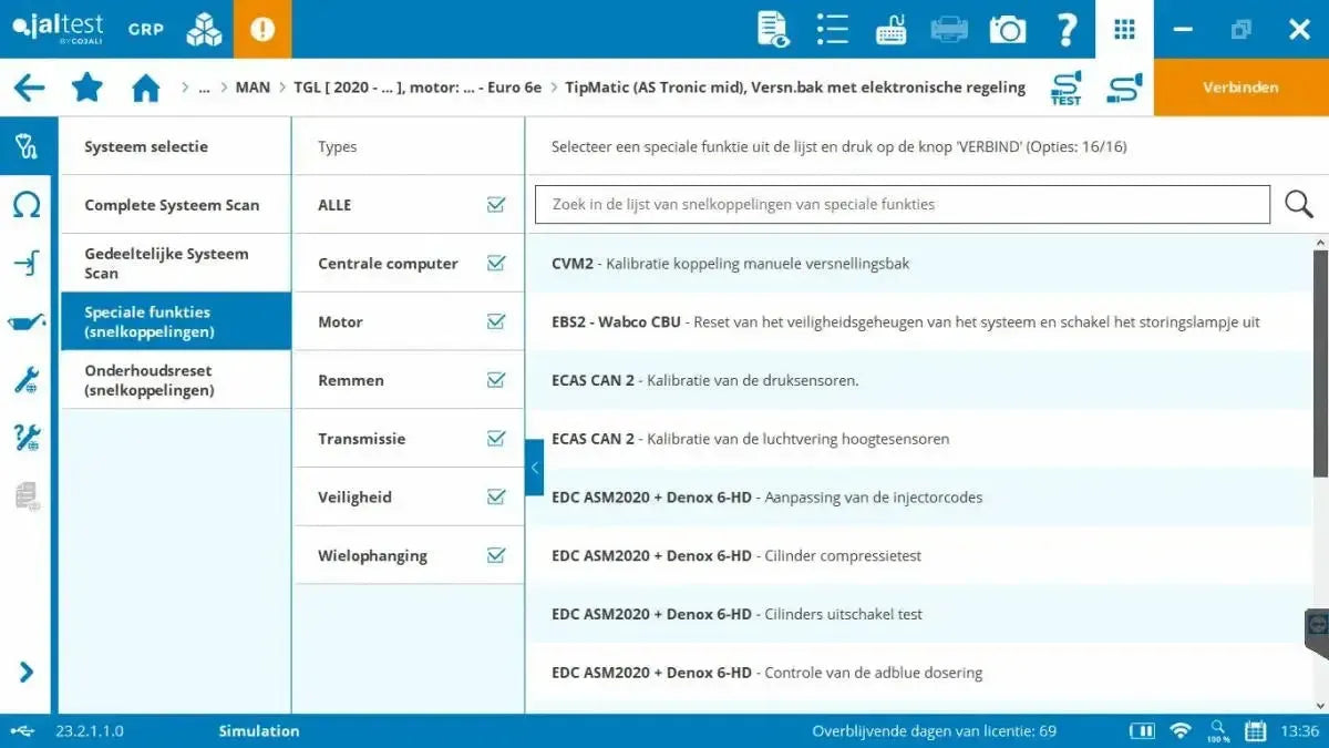 Jaltest Camión Herramienta de diagnóstico