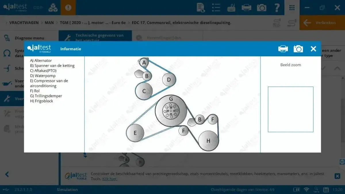 Jaltest Camión Herramienta de diagnóstico
