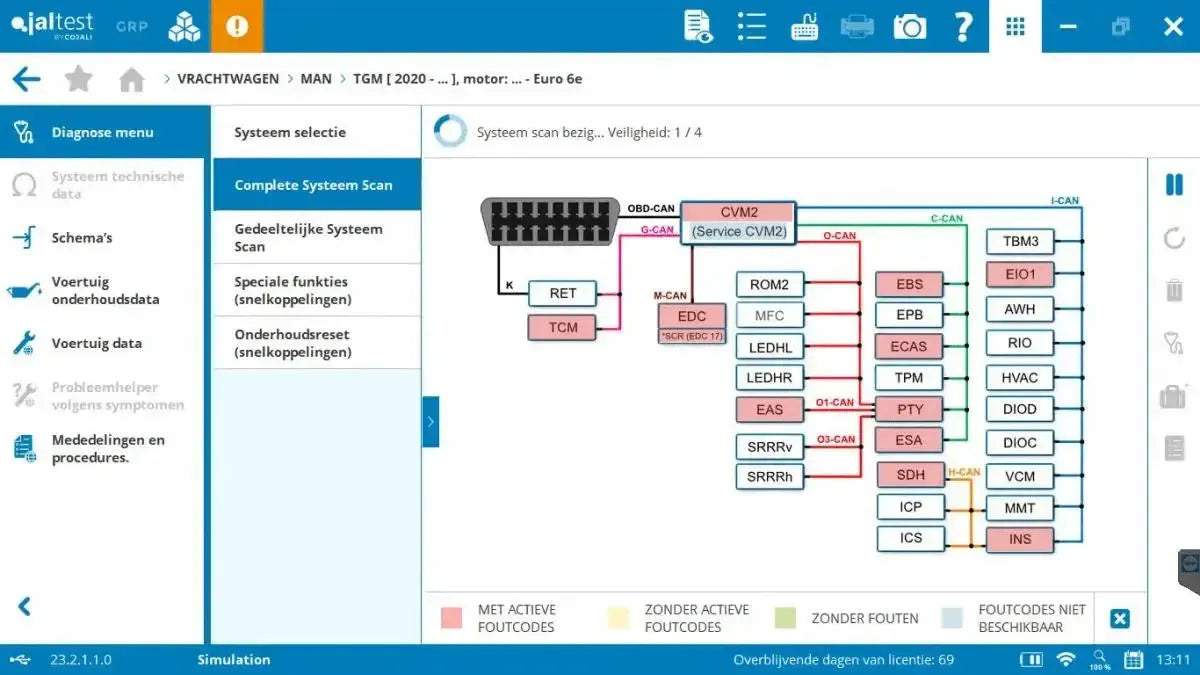 Jaltest Camión Herramienta de diagnóstico