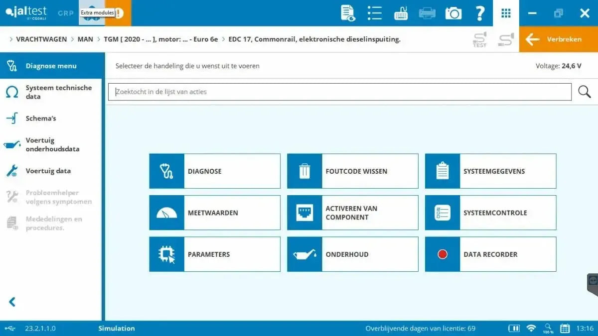 Jaltest Camión Herramienta de diagnóstico
