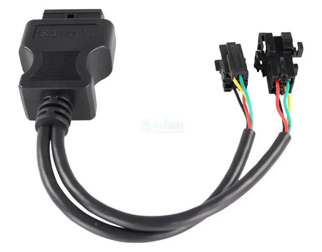 Jaltest (JDC304A) | Wabco ATC/MTS 4+4-pines OBD - 16-pines OBD2 Cable adaptador | Autobús