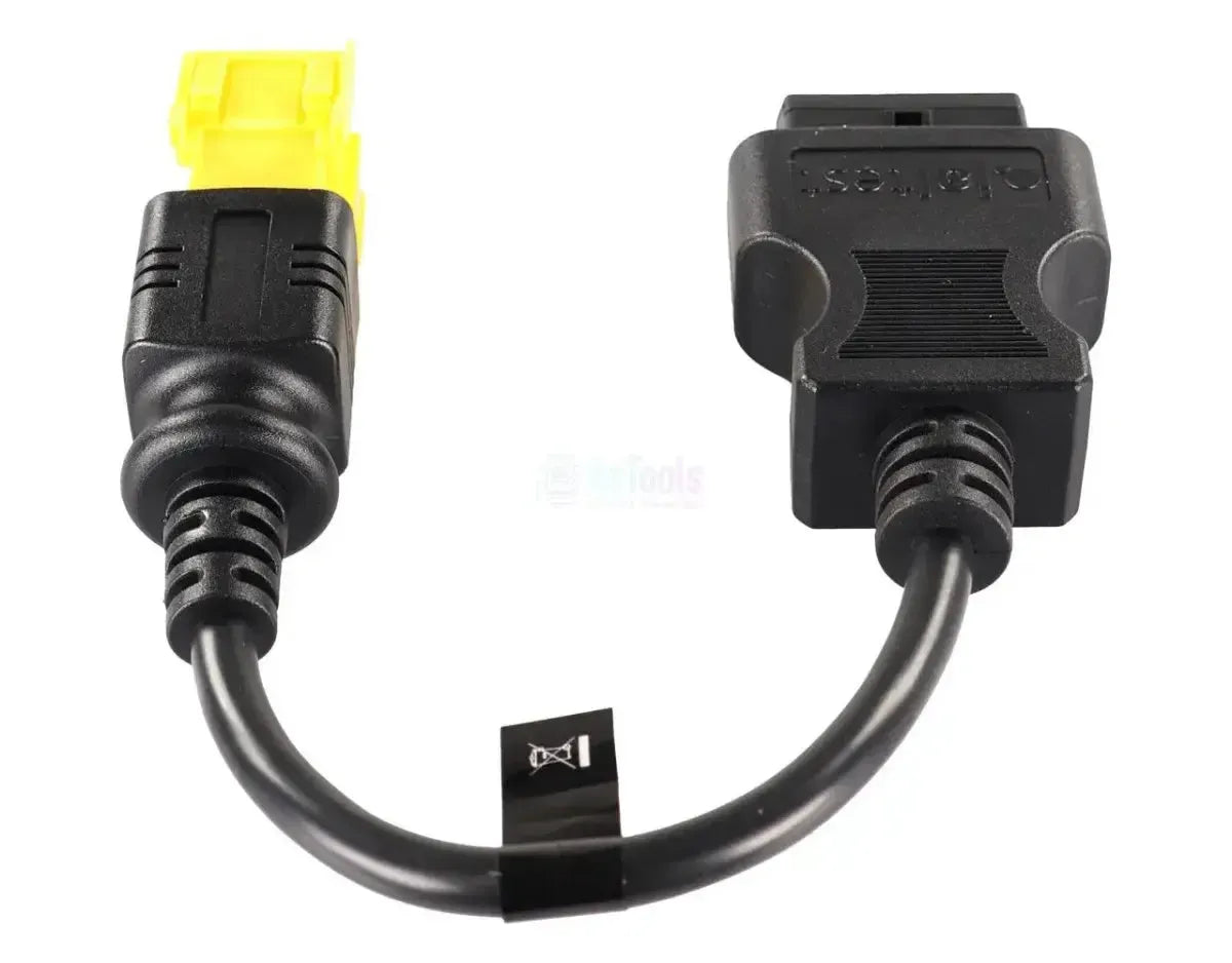 Jaltest (JDC309A) | ZF Ecolife MCP 9 pines OBD - 16 pines OBD2 Cable adaptador | Autobús