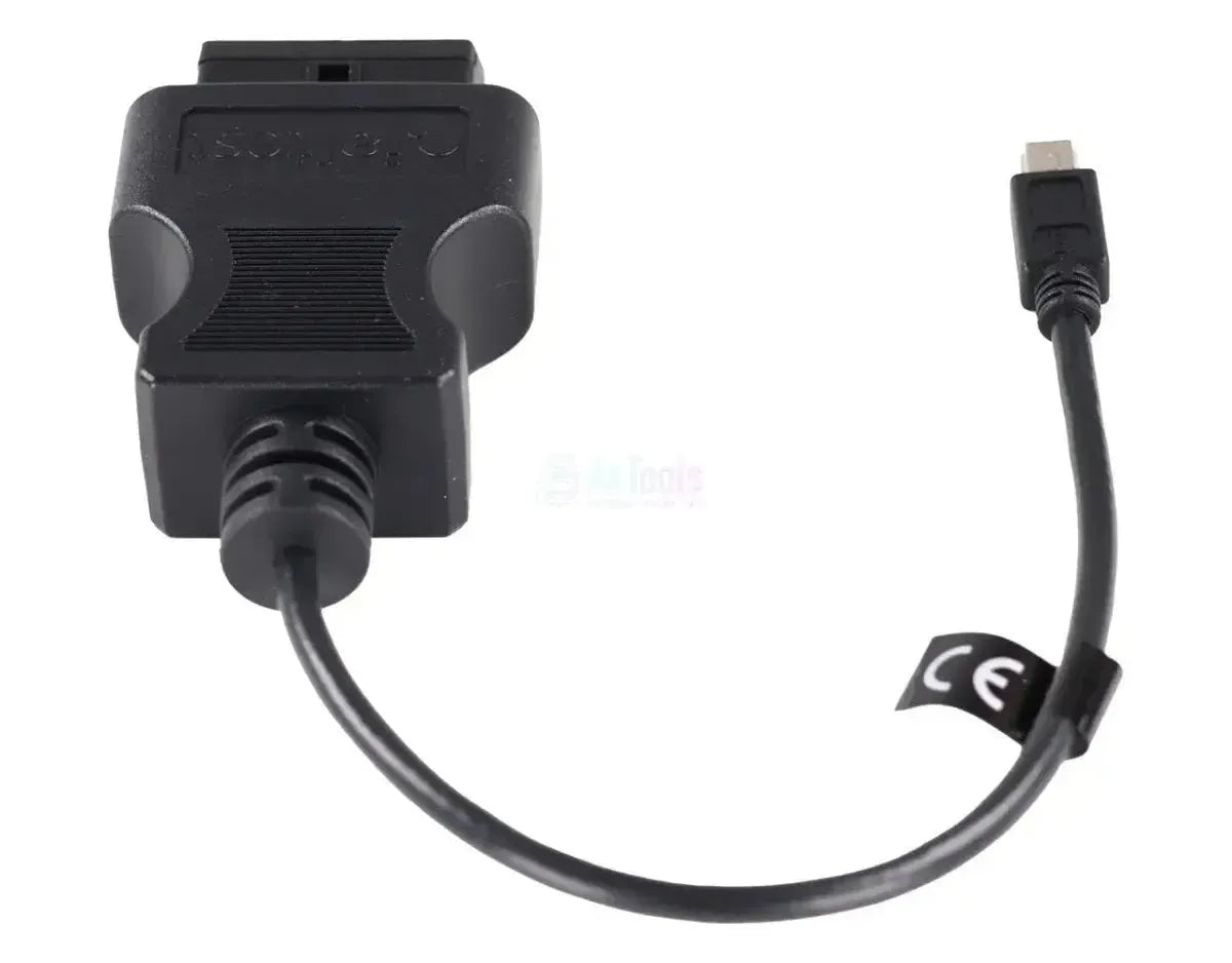 Jaltest (JDC308A) | ZF Ecolife Mini-USB - Cable adaptador OBD2 de 16 pines | Autobús