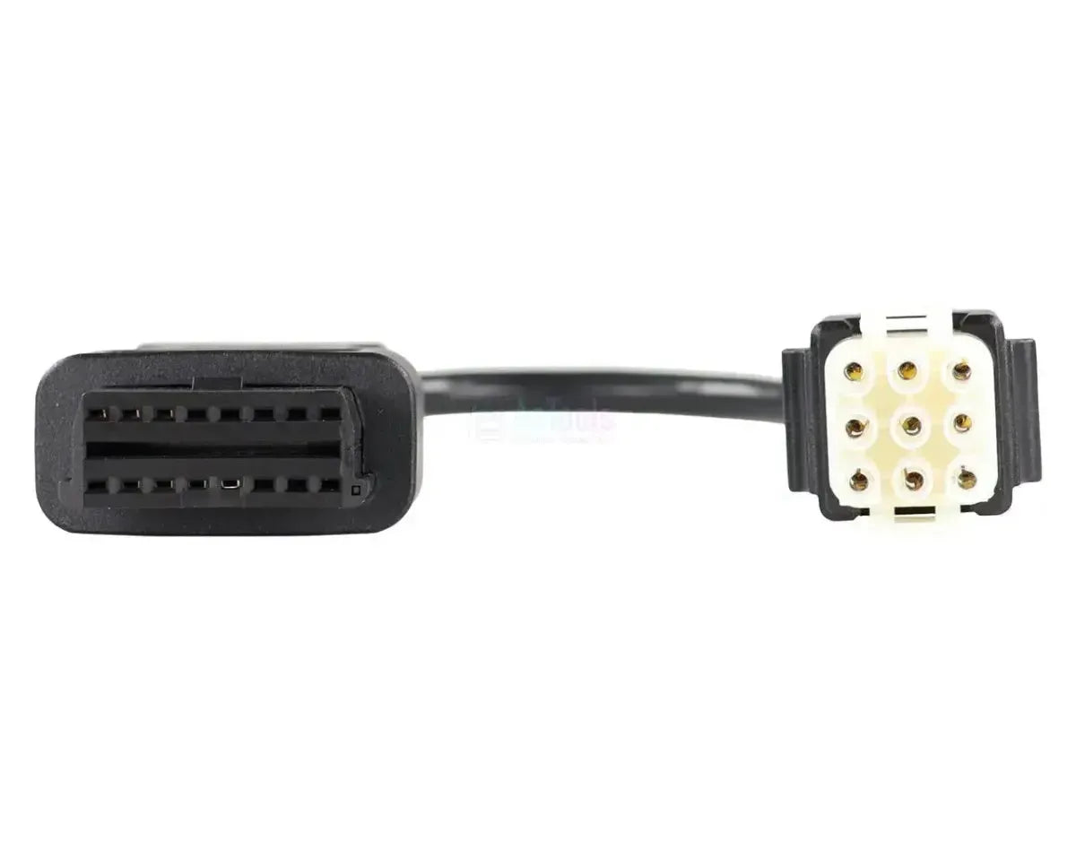 Jaltest (JDC307A) | ZF Ecomat 9 pines OBD - 16 pines OBD2 Cable adaptador | Autobús