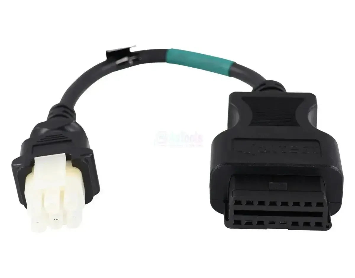 Jaltest (JDC546A) | Cable adaptador ZF Ergopower 6 pines OBD - 16 pines OBD2 | Vehículo de trabajo