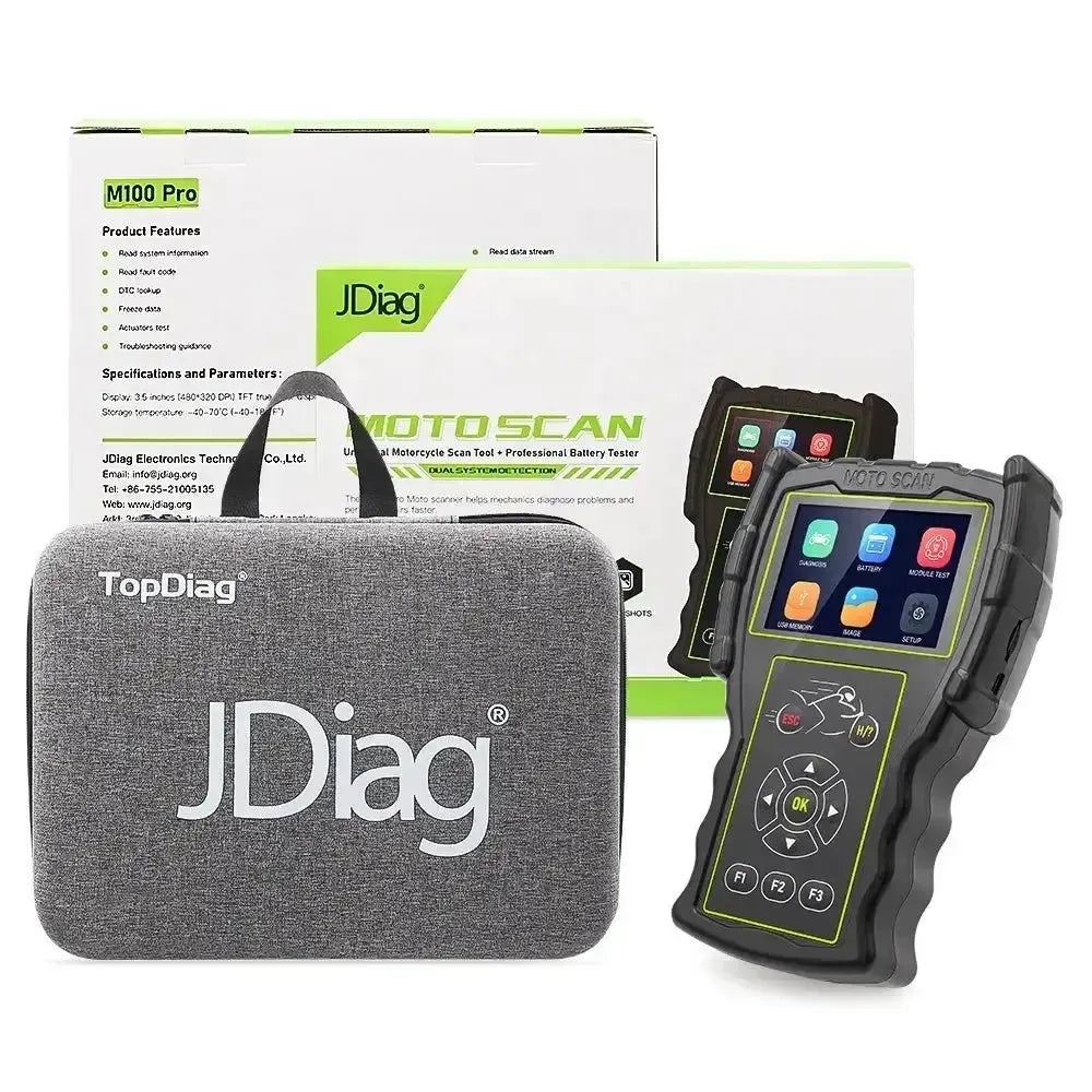 JDiag M100 Pro Herramienta de diagnóstico completa para Motocicleta
